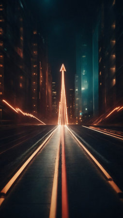 Abstract arrow direction Technology backgroundの素材