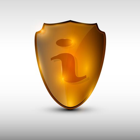 Information orange logoのイラスト素材