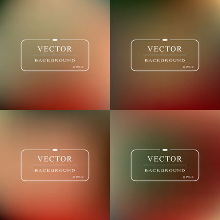 The vector set of gradient mesh soft colors.のイラスト素材