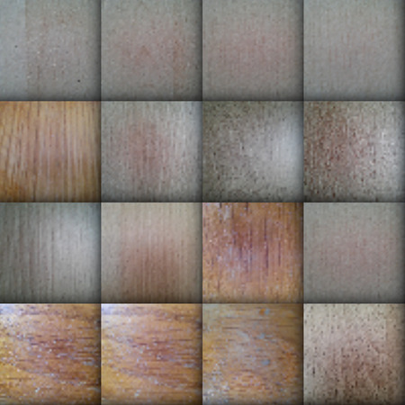 vector set of old dark cardboard textureのイラスト素材