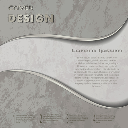 The vector conceptual textured cover template.Bbrochure,flyer,presentationのイラスト素材