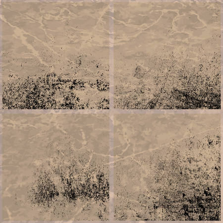 Set of grunge distressed texture.Template backgroundのイラスト素材