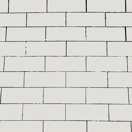 Vector brick wall background. Empty inside. Grunge patternのイラスト素材