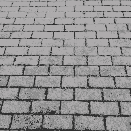 The vector background of grunge paving slabs textureのイラスト素材