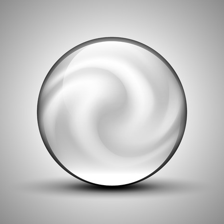 The vector realistic 3d sphere.Vibrant color.Fluid design for you projectのイラスト素材