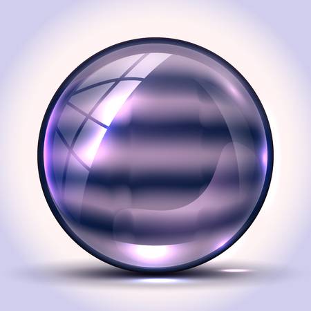 The vector realistic 3d sphere.Vibrant color.Fluid design for you projectのイラスト素材