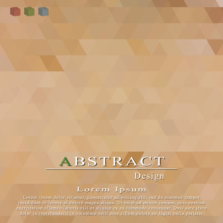 The vector cover template.Mosaic texture.Brochure flyer presentationのイラスト素材