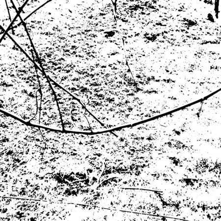 Grunge distress texture.Vector abstract background.Black and white patternのイラスト素材