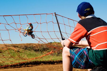 motocross raceの写真素材