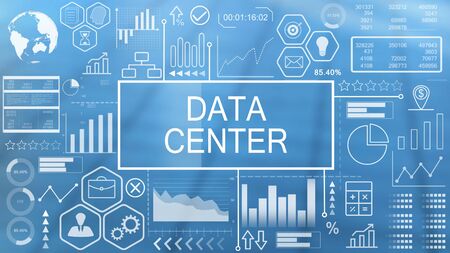Data Center, Animated Typographyの写真素材
