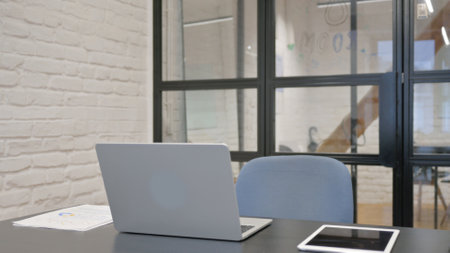 Hispanic Man Coming Office in Morning