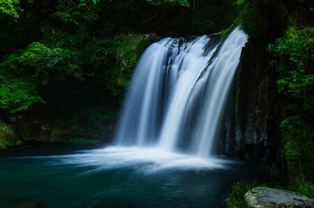 Japanese landscape-kawazu nanadaru-kawazu-shizuokaの写真素材