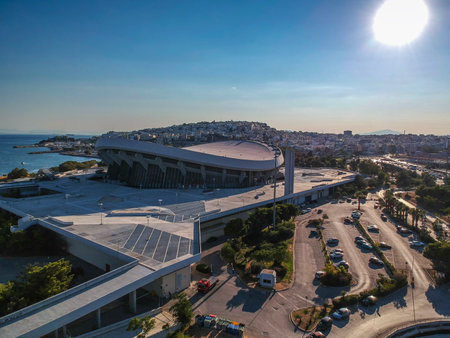 The Peace and Friendship Stadium commonly known by its acronym SEF is a multi-purpose indoor arena that is located in Piraeus, Greeceのeditorial素材