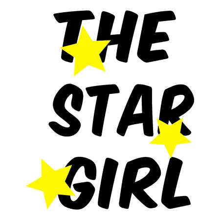 Stylish trendy slogan tee t-shirt graphics print vector illustration designのイラスト素材