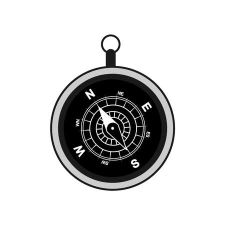 Arrow Compass Icon Vector Logo Template. Complete with eight cardinal directions.のイラスト素材