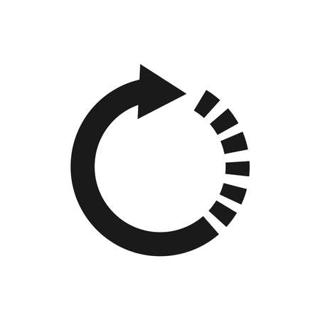 Recycle icon vector set. Best recycle symbol. Isolated on a blank background. Can be edited and changed colors.のイラスト素材