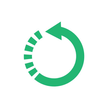 Recycle icon vector. Best recycle symbol. Isolated on a blank background. Can be edited and changed colors.のイラスト素材