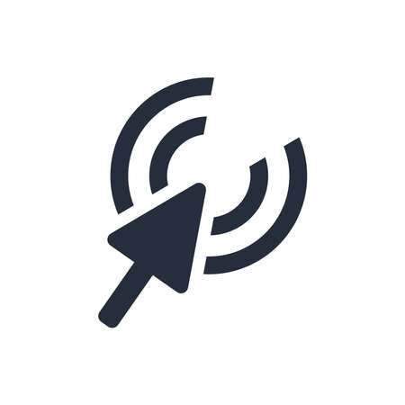 Pointer cursor icons vector ilustration. Computer web arrows mouse cursors and clicking line pointer cursor selecting. Pointer  and arrow vector isolated icons.のイラスト素材
