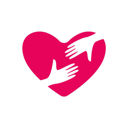 Collection of Heart icon, Vector  illustration symbol of Love Icon flat style modern design. Isolated on a blank background. Can be edited and changed colors.のイラスト素材