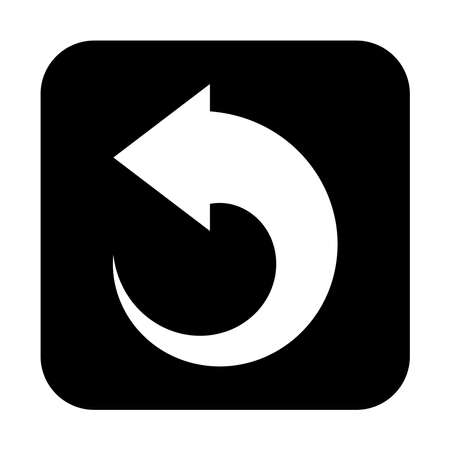 Arrow icon. recycling recurrence, renewal, reload vector illustration. Simple style and isolated on a blank background. Color editable.のイラスト素材