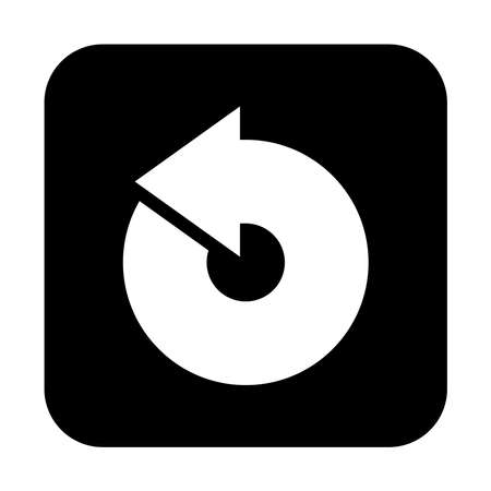 Arrow icon. recycling recurrence, renewal, reload vector illustration. Simple style and isolated on a blank background. Color editable.のイラスト素材