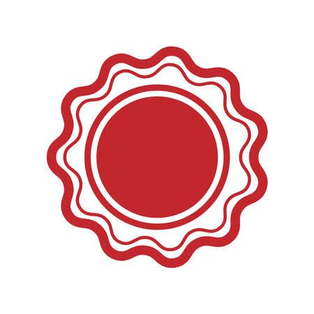 Red Stamps vector illustration isolated on blank background editable and changeable color.のイラスト素材