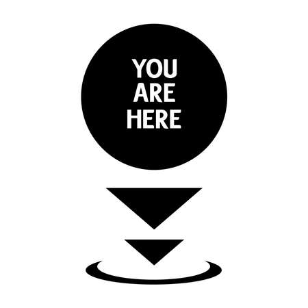 Pin Maps Location icon vector. Location icon. Map pointer icon. Mail Icon Symbols vector. symbol for web site Computer and mobile vector. Simple style and isolated on a blank background.のイラスト素材