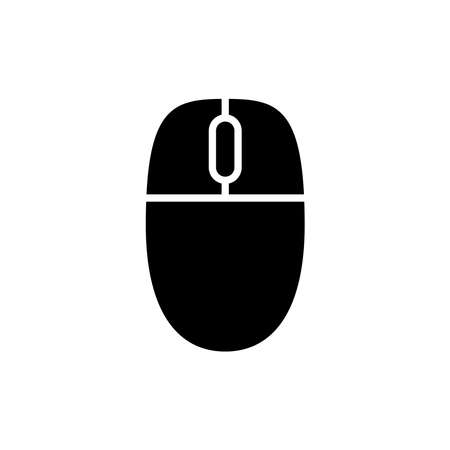 Mouse icon vector illustration template. Simple style and isolated on a blank background.のイラスト素材