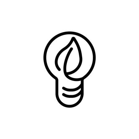 Energy saving symbol icon, vector illustration. Conservation saving support and solution. Energy sign and symbol. Isolated on white background. vector illustration flat design.のイラスト素材
