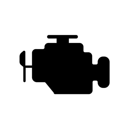 Vector illustration Engine problems icon. Trendy flat vector Engine problems icon on transparent background from Insurance collection.のイラスト素材