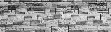 stone wall brick texture background beige surface facade, Decorative masonryの写真素材