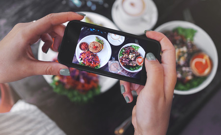 Food photo of healthy food. for social networksの写真素材