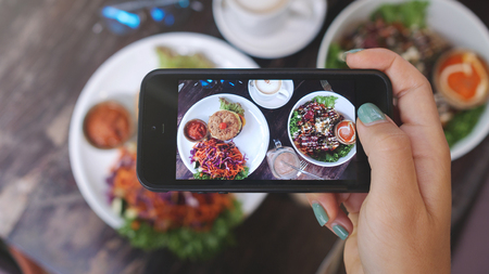 Food photo of healthy food. for social networksの写真素材