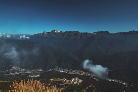 mountain landscape in gorky gorodの写真素材