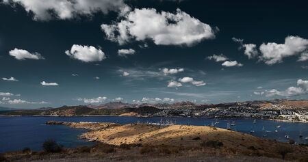 Panoramic view of Bodrum, Turkeyの写真素材