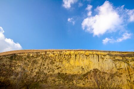 Slopes of a sandy hill, Titelâs berg, Serbiaの写真素材