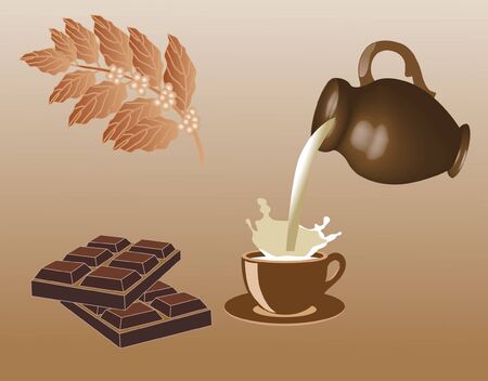 chocolateのイラスト素材