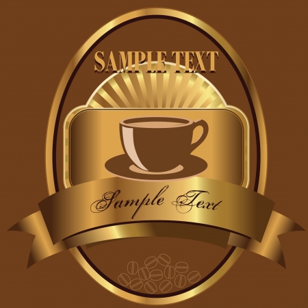 Label for coffeeのイラスト素材