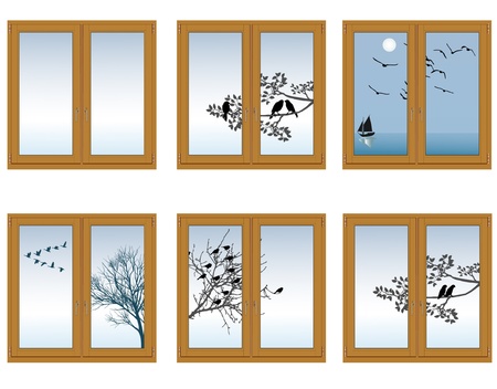 Windowのイラスト素材