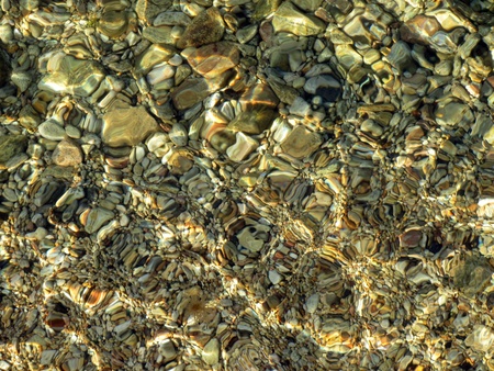   Seabed of the Black Sea with stonesの写真素材