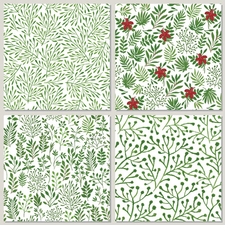 seamless floral patternsのイラスト素材