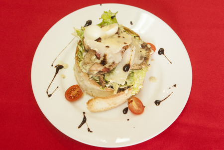 caesar saladの写真素材