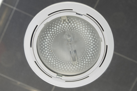 Ceiling spotlightの写真素材