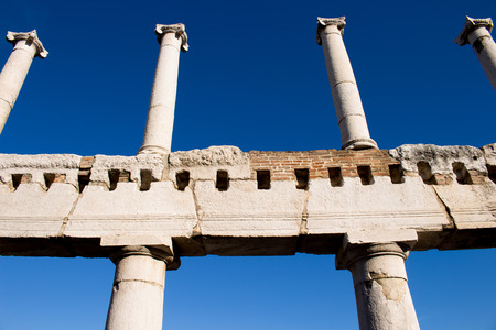 Pompeii is an ancient city buried in 79 AD. from the eruption of Vesuvius
