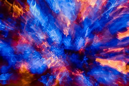 Abstract background. Explosion star with gloss and lines. Awesome beautiful nebula somewhere in outer space. Colorful space. Photo concept galaxies in deep space.の写真素材