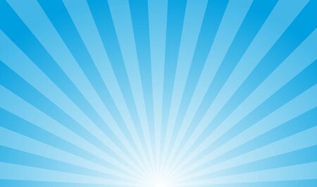 Sunburst retro sun rays yellow background. Abstract summer sunny. Vintage radial texture. EPS 10のイラスト素材