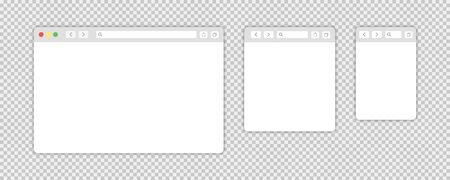 Vector of Browser window isolated vector - ID:1-148391073 - Royalty ...