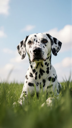 Clean composition with blue sky background. Versatile for marketing.の素材