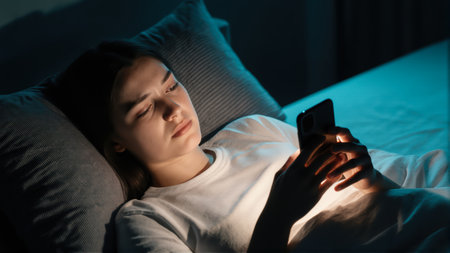 Dramatic lighting highlights emotional expression. Perfect for articles.の素材