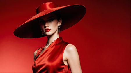 Professional studio photography with bold colors.の素材